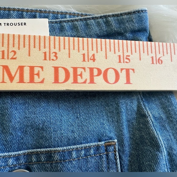 READ! NWT J CREW High Rise Wide Leg Sailor Denim Trouser Jeans 1996 Dani Wash - Picture 12 of 16